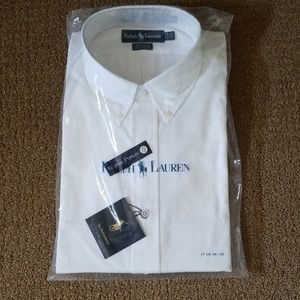 Beautiful Ralph Lauren white dress shirt never wor